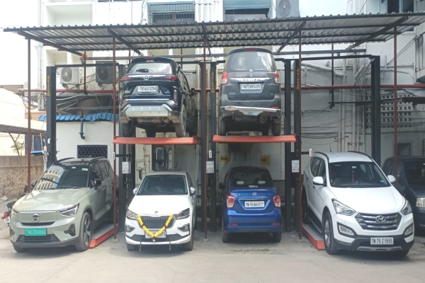 Two Post Stacker Parking System